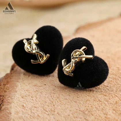 گوشواره قلبی وای اس ال YSL Earrings KG1