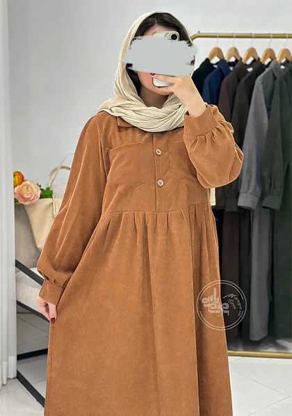 پیراهن مانتویی شیوا