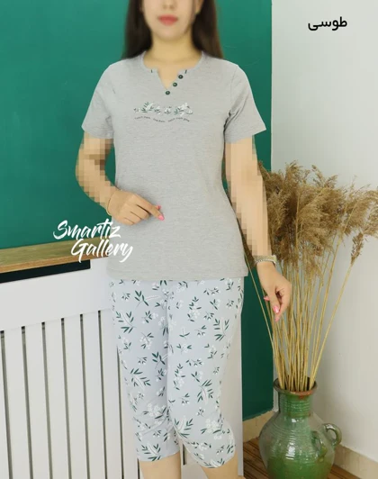 ست تیشرت شلوارک پونه