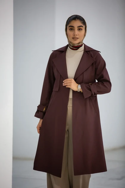 بارانی سانتانا ژیله دار پشت پیلی