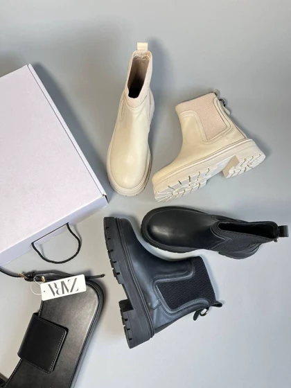 بوت زنانه منگو مشکی MANGO