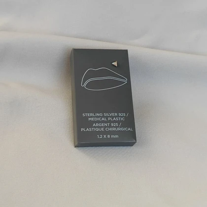 پرسیگ لب نقره عیار 925 وارداتی