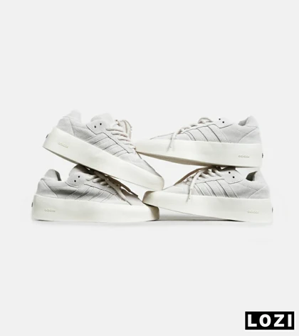 کفش کتانی مردانه طوسی کرم ADIDAS X Fear of God Athletics ’86 Lo Clay