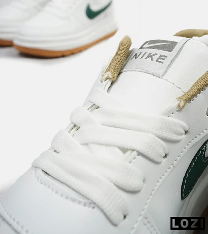 کفش مردانه و زنانه سفید سبز NIKE AIR FORCE