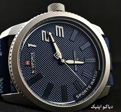 ساعت مچی اورجینال مردانه موتور ژاپن برند نیوی فورس مدل NF9202 بند رابر