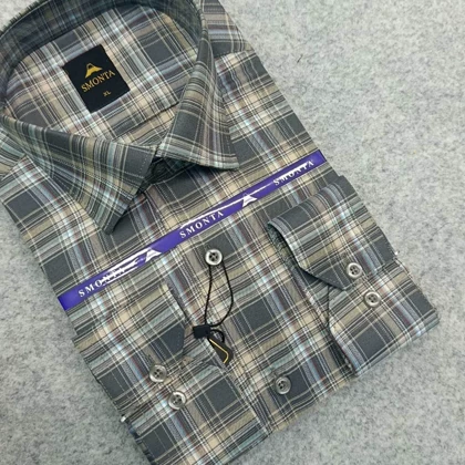 پیراهن طرحدار مردانه قواره ازاد ( قواره کلاسیک ) _ استین بلند