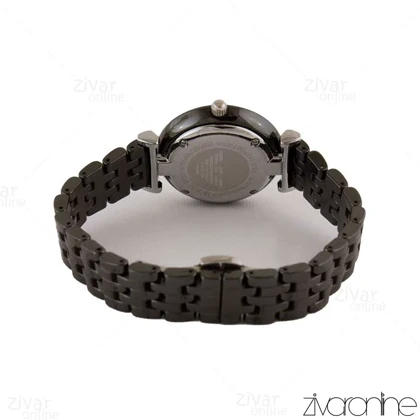 ساعت امپریو آرمانی زنانه مشکی مدل خورشید 105144