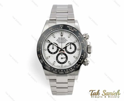 ساعت رولکس مردانه سه موتوره دیتونا سیلور سفید Rolex-2072-G