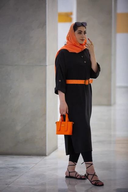 مانتو لوئیز جودون بلند یقه دلبری