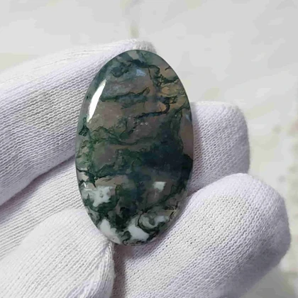 عقیق خزه ای اصل کد 6