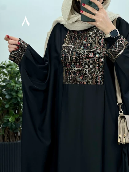 عبای بلند سوزندوزی حدیث 3