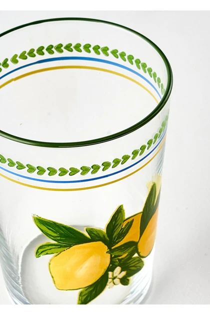 لیوان نوشیدنی 4 تکه Bella Maison مدل Lemoncello چینی - زرد