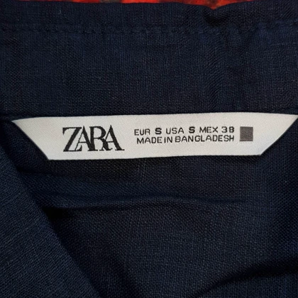 پیراهن لینن سوپر لایت ZARA کد 332 سایز اسمال