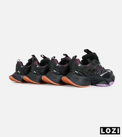 کفش کتانی مردانه و زنانه مشکی بنفش نارنجی ADIDAS performance x9000l4 مدل 7246