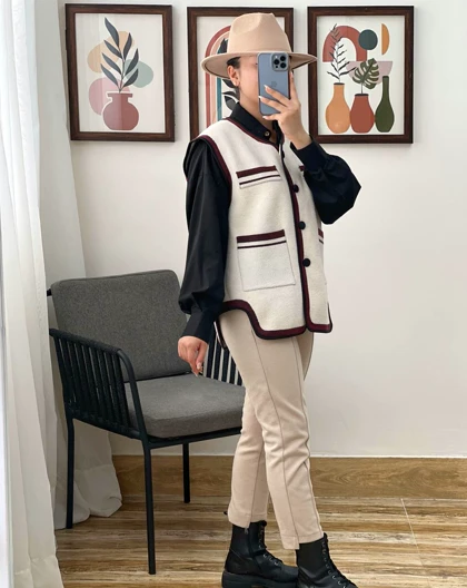 جلیقه بافت کد 3225