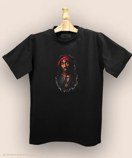 تیشرت مردانه و زنانه طرح توپاک کد 913