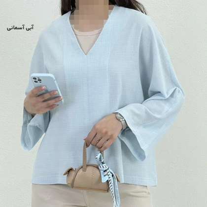 شومیز زنانه یقه هفت جلو بسته | آی بولک