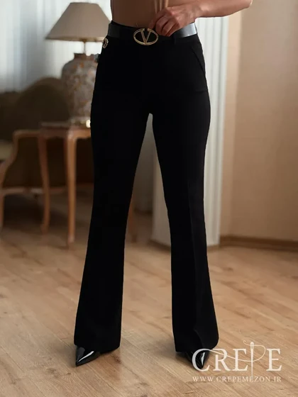 شلوار کلاریتا دمپا کمردار قد 110