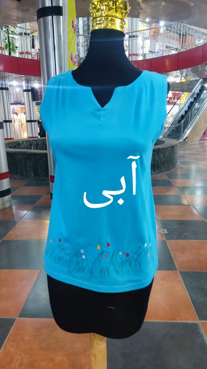 تاپ زنانه یقه هفت باران