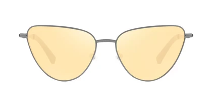 عینک آفتابی هاکرز مدل Gun Metal Yellow Rounded Lulita