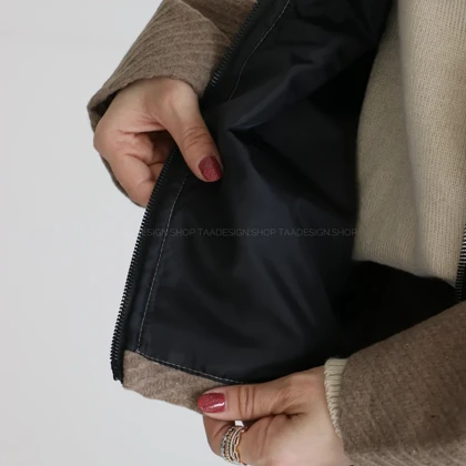 کت پشمی مدل براونی