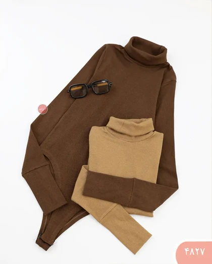 بادی یقه اسکی آستین فینگر 4827