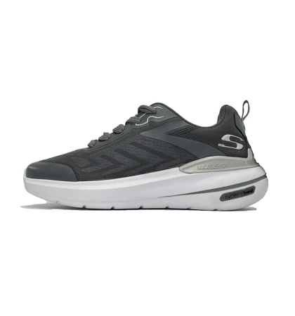 کفش پیاده روی اسکچرز طوسی ایر با کفی مموری فوم