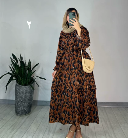 پیراهن مانتویی شکوفه 2