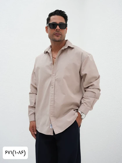 پیراهن مردانه کتان کاغذی1086