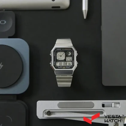 ساعت مچی مردانه و زنانه کاسیو CASIO مدل A130WE-1ADF
