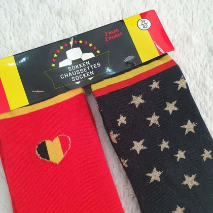 جوراب ساق بلند لیدل کد Z-GD11 مجموعه 2 عددی