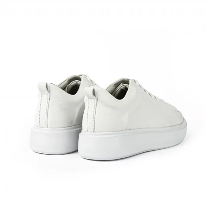 کفش ونس زنانه چرم طبیعی مدل شایاس چرم
