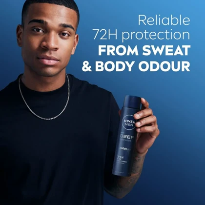 اسپری ضد تعریق مردانه نیوآ مدل Deep Darkwood 72H حجم 150ml