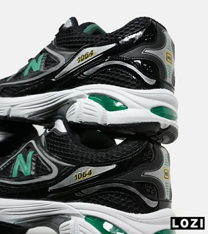 کفش کتانی مردانه و زنانه مشکی سبز NEW BALANCE 1064 V.2