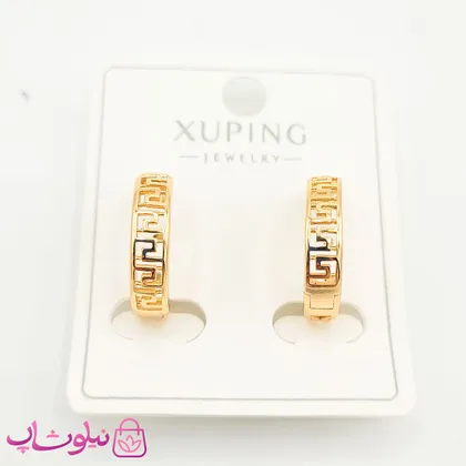 گوشواره زنانه حلقه‌ای ژوپینگ طرح ورساچه