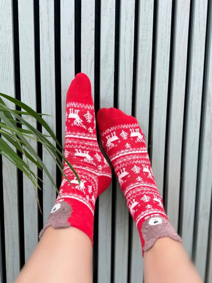 جوراب زنانه کریسمس