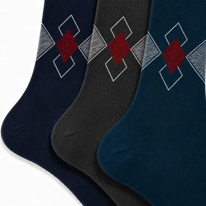 جوراب مردانه ساق‌دار پنبه سوپر میچکا CS3005