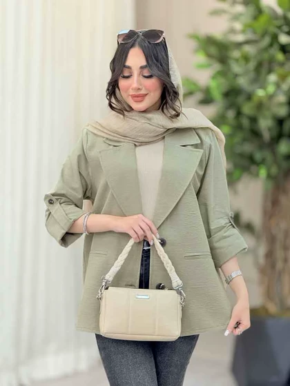 مانتو دو دکمه رامیا