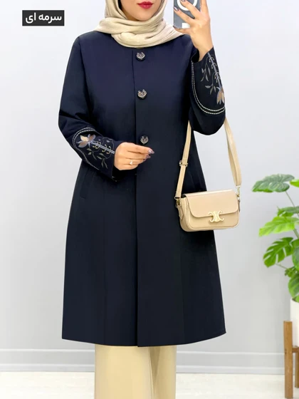 مانتو مزونی کارتیر شکوفا کد 458290