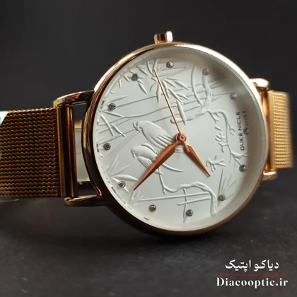 ساعت مچی زنانه برند Duke مدل duk1130 بند حصیری
