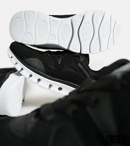 کفش کتانی طبی زنانه و مردانه مشکی SKECHERS element 2.0 مدل 6379