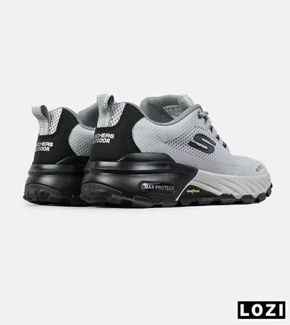 کفش کتانی طبی ورزشی طوسی مشکی SKECHERS max protect مدل 7571