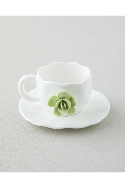 فنجان قهوه 2 نفره English Home مدل Rosea New Bone China