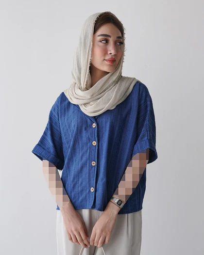 شومیز کوک دوزی فرنگیس