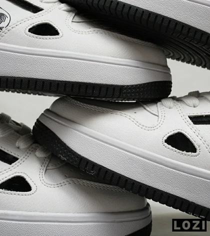 کفش کتانی مردانه سفید مشکی NIKE AirForce Draw