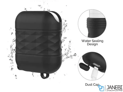 کاور محافظ قلاب دار ایرپاد 1 و 2 آها استایل AHA Style PT79 Case Airpods 2/1
