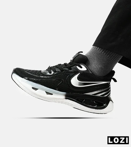 کفش کتانی مردانه مشکی سفید NIKE pegasus 33