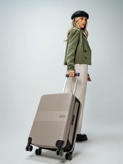 چمدان رزمری مدل rosemerry RL-701-2K رنگ خاکی