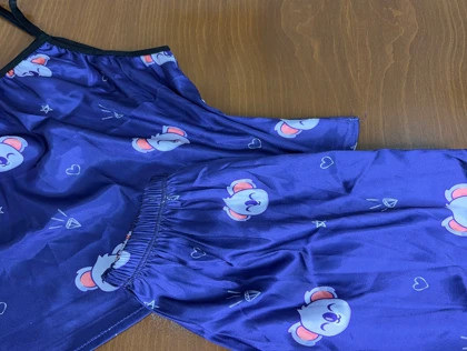 ست تاپ و شلوارک طرح کوالا 216