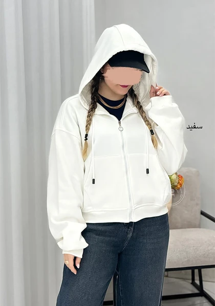 سویشرت پاستیلی کلاهدار